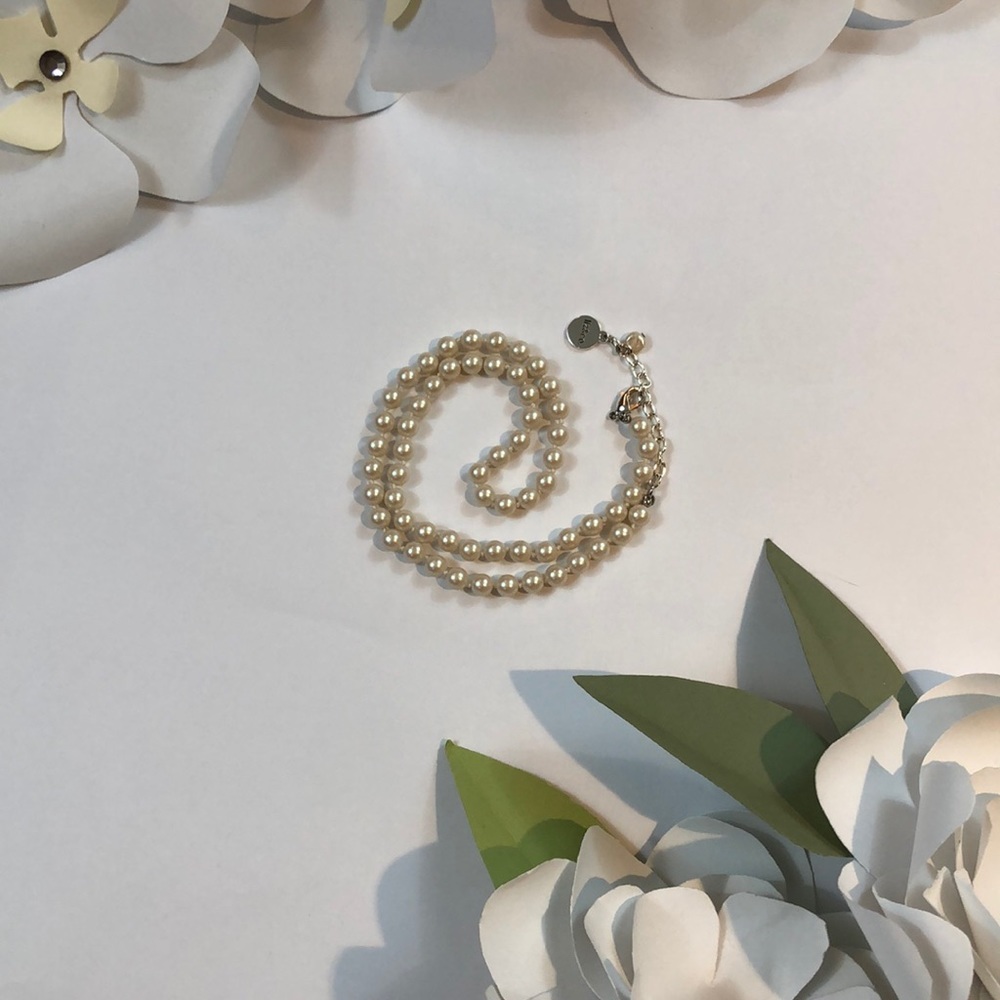 Faux Pearl Necklace by Liz & Co